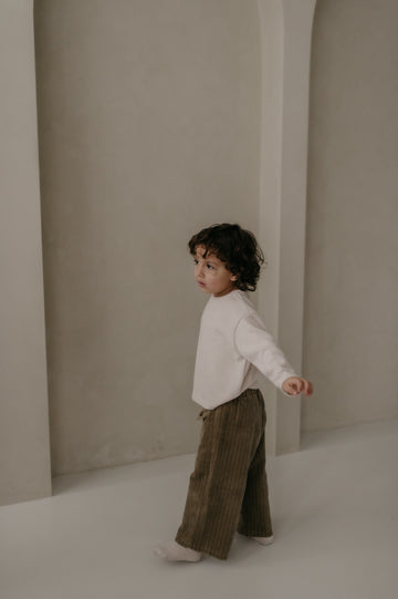 Ribbed Pants - Khaki
