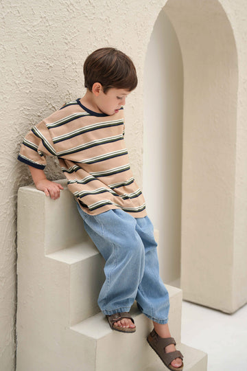 Striped T Clay